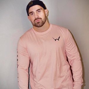 Farm 4 Life Unisex Pale Pink Long Sleeve Tee